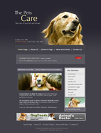 Animals & Pets Website Template PREM-F0003-AP