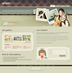 Animals & Pets Website Template DG-0001-AP