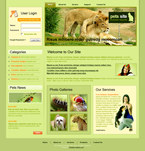 Animals & Pets Website Template AMD-0004-AP