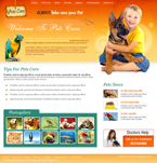 Animals & Pets Website Template MSM-0001-AP