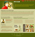 Animals & Pets Website Template PJW-0006-AP
