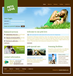 Animals & Pets Website Template PJW-0007-AP