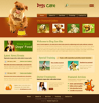 Animals & Pets Website Template PJW-W0001-AP