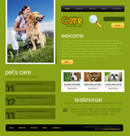Animals & Pets Website Template PNT-W0001-AP
