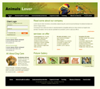 Animals & Pets Website Template PRB-0001-AP