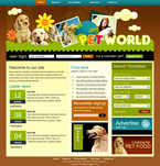 Animals & Pets Website Template PS-0002-AP