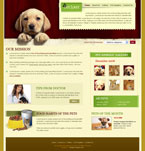 Animals & Pets Website Template SJT-0001-AP