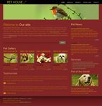 Animals & Pets Website Template SJY-W0004-AP
