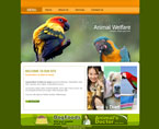 Animals & Pets Website Template PREM-F0002-AP