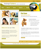 Animals & Pets Website Template PREM-F0004-AP