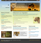 Animals & Pets Website Template Wildlife Organization