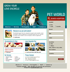 Animals & Pets Website Template SAM-F001-AP