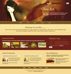 Art & Photography Website Template PJW-0008-ART