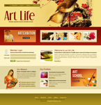 Art & Photography Website Template SBR-0007-ART