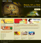 Art & Photography Website Template SJY-W0003-ART
