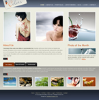 Art & Photography Website Template SRC-W0001-ART