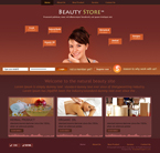 Beauty Website Template ABH-F0002-B