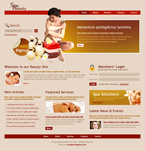 Beauty Website Template DBR-F0003-B