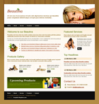 Beauty Website Template PREM-F0001-B