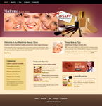 Beauty Website Template SDM-0001-B