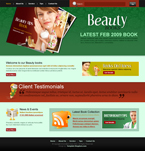 Beauty Website Template ABH-F0002-B