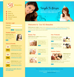 Beauty Website Template DBR-F0003-B