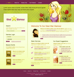 Beauty Website Template DG-0002-B