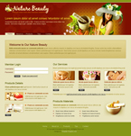 Beauty Website Template DBR-F0001-B