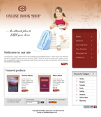 Books Website Template BRN-F0001-BK