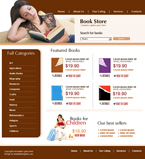 Books Website Template SA-0003-BK