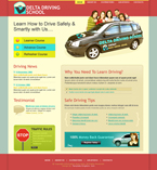 Car Website Template Driving School