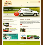 Car Website Template Increase Your Speed