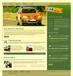 Car Website Template Cab Service