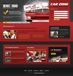 Car Website Template BMC 900