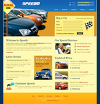 Car Website Template Speedo