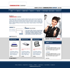 Communications Website Template ABH-0004-COM