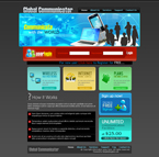 Communications Website Template DBR-F0001-COM