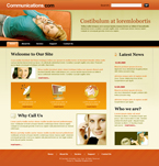 Communications Website Template Jewelry House