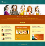 Communications Website Template online jewellery store