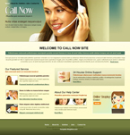 Communications Website Template Sparks
