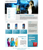 Communications Website Template SKP-0001-COM