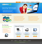 Computers Website Template Compusoft