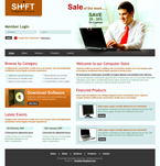 Computers Website Template SHIFT Computer Store