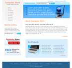 Computers Website Template Computer Store