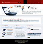 Computers Website Template Personal Computer