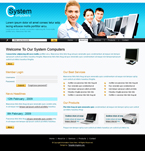 Computers Website Template System Computers