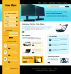Computers Website Template Com Store