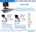 Computers Website Template HARDWARE STORE