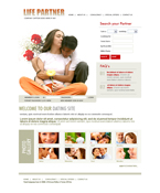 Dating & Wedding Website Template PREM-F0004-DAW