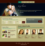 Dating & Wedding Website Template DPK-0004-DAW